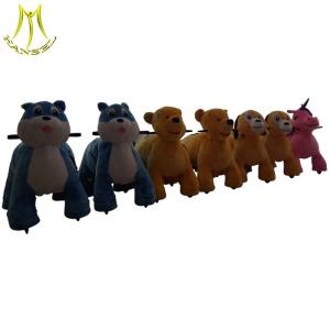  Hansel shopping mall ride on animals coin operated plush electric animal scooters Manufactures