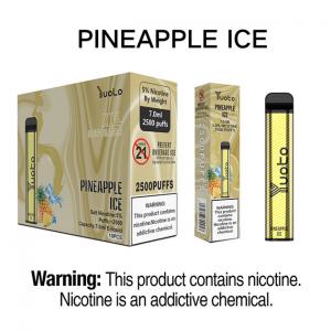  Yuoto Xxl 50mg Nicotine 2500 Puffs Mini Vape Pod Pineapple Ice E Health Cigarette Manufactures