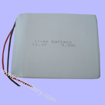  11.1V 9500mAh Polymer Li ion Battery Manufactures