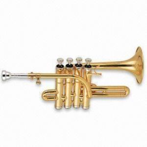  Piccolo Trumpet with Brass Body, Cupronickel and Nickel Plated Piston Manufactures