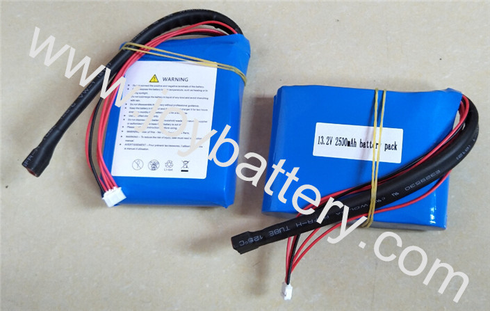  4S1P 13.2 2500mAh A123 26650 cell- high discharge current a123 lifepo4 battery pack 2.5Ah 13.2V Manufactures