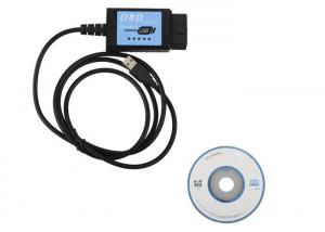  USB V1.4 Plastic EOBD CANBUS Scanner ELM327 OBD2 Diagnostic Interface with FT232RL Chip Software V2.1 Manufactures