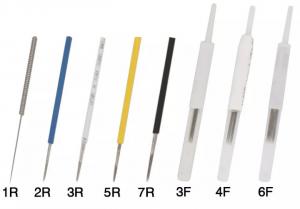 0.35mm 1R Tattoo Needle Makeup Eyebrow Tattoo Microblading Needle Manufactures