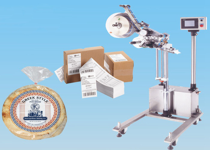  Stainless Steel Automatic Sticker Labeling Machine On Line Top Labeler With Stand Manufactures