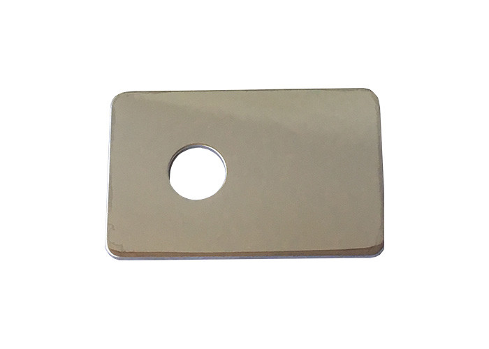  168 x 107mm Stainless Steel Faceplate OEM Polished Surface for Sanitary Manufactures