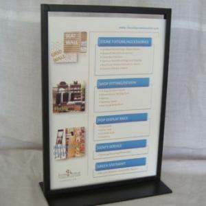  Easy Portability A4 Durable Metal Tabletop Display Stands Manufactures