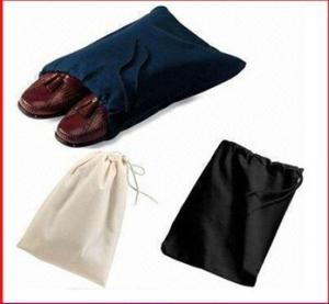  cotton fabric drawstring shoe bag, cheap shoe bag, high quality shoe bag with personalised Manufactures