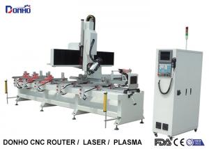  Single Arm 4 Axis CNC Router Machine For Caring Drilling Holes On Square Cylinder Manufactures