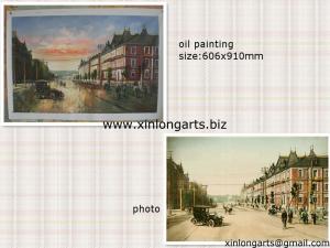  Japan Antiquity Street Oil Painting Manufactures