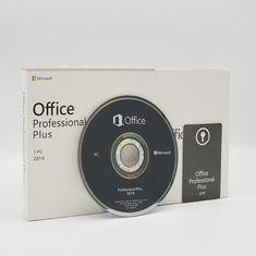  DVD Retail Box Microsoft Office Vision 2019 Software Activation Online For PC Manufactures
