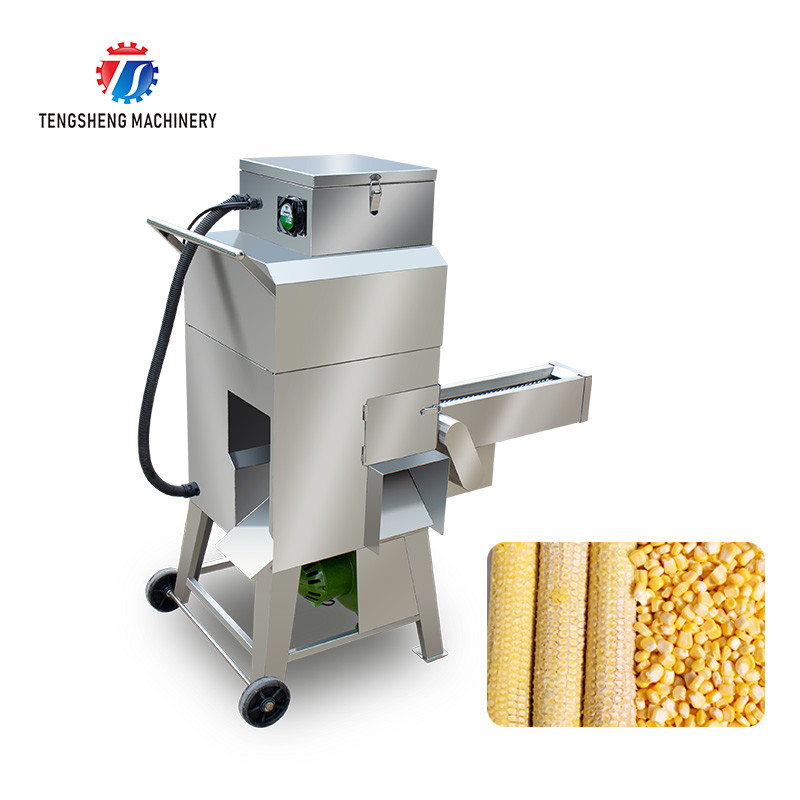  Tengsheng Corn Thresher Machine Sweet Corn Adjustable Threshing Depth Electric Manufactures