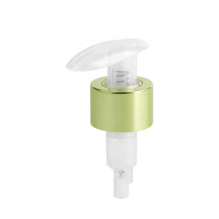 Light Green Shiny Aluminium PP Plastic 28/410 Hand Wash Dispenser For Shampoo Products Packaging Manufactures