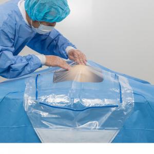  Medical Disposable Sterilized Surgical Drape SMS EOS Craniotomy Drape Manufactures