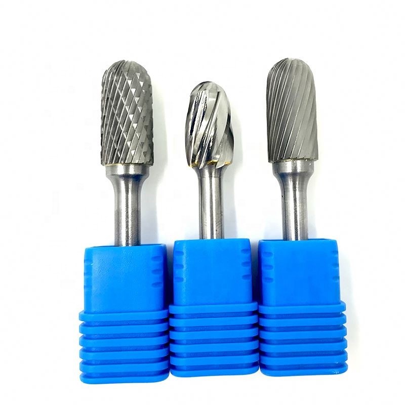  Custom 6 Mm Solid Carbide Burrs  Arc Pointed Nose Tungsten Carbide File Manufactures