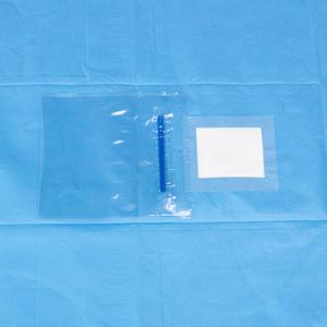  Class II Nonwoven SMS Eye Surgery Drape With Collection Pouch Manufactures