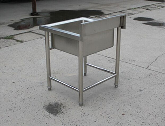  Kitchen Equipment Stainless Steel Display Racks Commercial Single Sink Manufactures