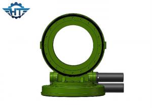  Biaxial Worm Slew Drive With 24VDC Planetary Motor For 2 Axis Solar Tracking System Manufactures