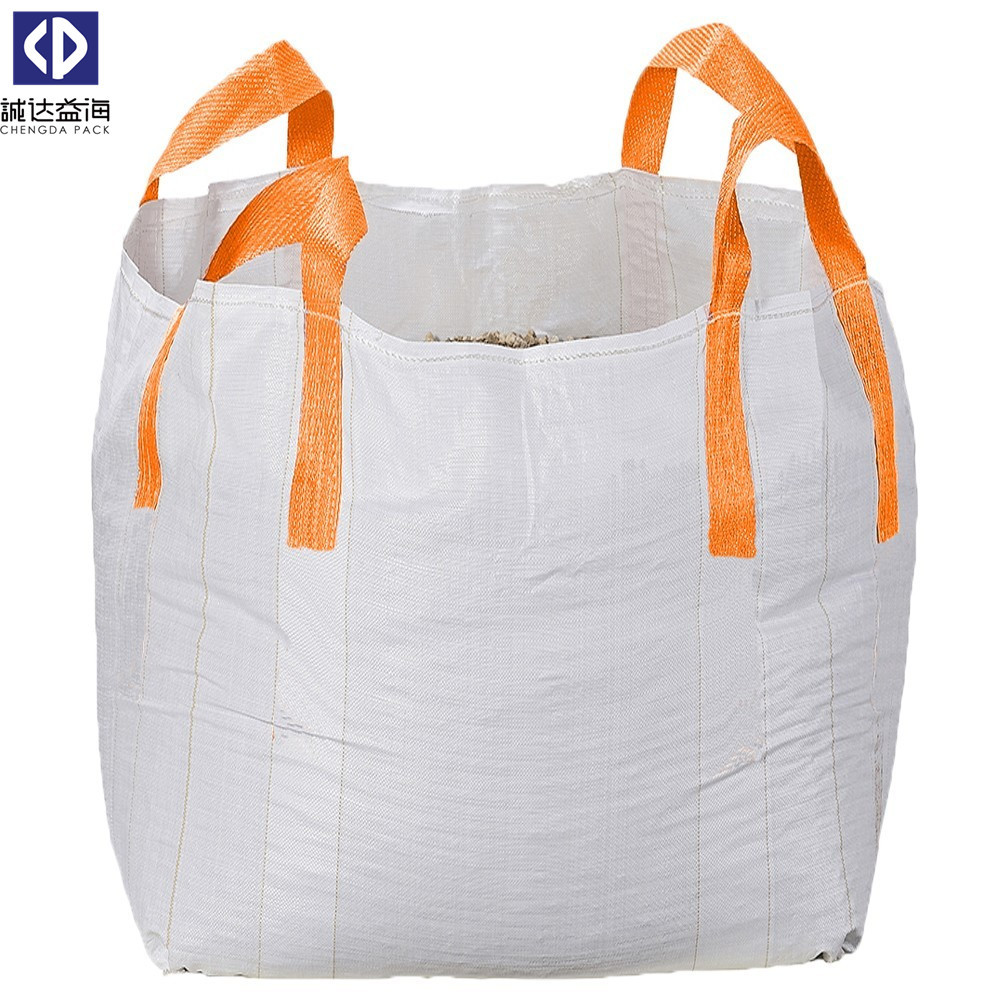 Virgin PP Material 1 Ton Tote Bags / Flexible Bulk Container For Packing Manufactures