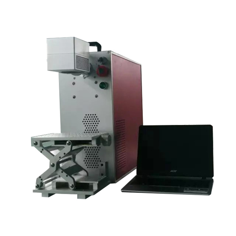 Buy cheap Factory price 20W 30W fiber laser metal marking machine used for aluminum gold from wholesalers