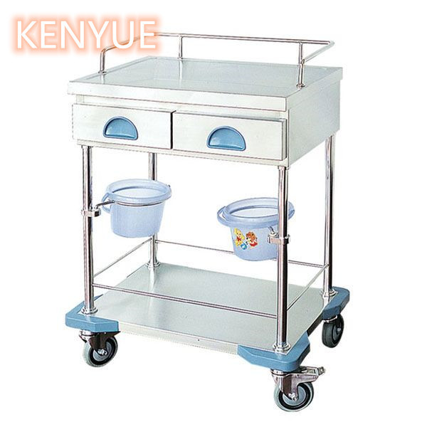  Hospital Instrument Medical Trolley Cart With 2 Layers 3 Layers Drawers Manufactures