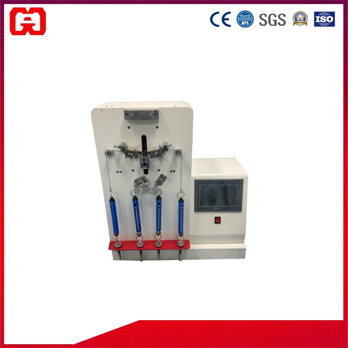  Luggage Zipper Reciprocating Fatigue Testing Machine, 6.35mm Two Clamping Devices Manufactures