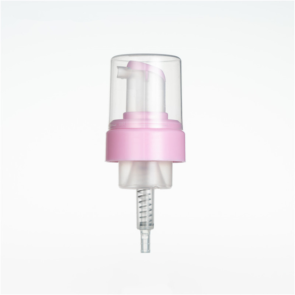  Manual Solid Pink Foam Pump Dispenser For Adult Hair Shampoo And Wash Packaging Manufactures