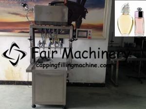  2Kw 1L Perfume Filling Machine , 80BPM Semi Automatic Water Bottle Filling Machine Manufactures