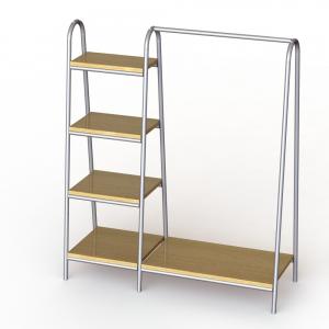  Inverted U Shaped Shoe Display Stand With MDF Shelves Manufactures