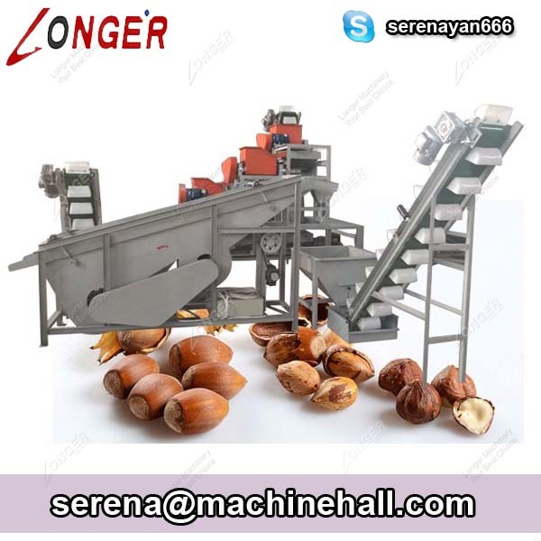  Hot Sale Hazelnut Husking Roasting Machine|Chestnut Hulling Sheller Dryer Machinery for Sale Manufactures