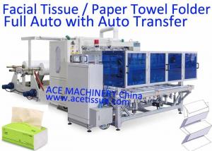  High Speed Paper Towel Folding Machine With Auto Transfer And Packing Machine Manufactures