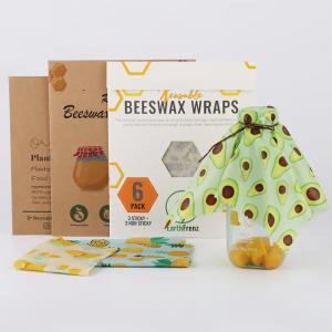  FDA 13"X14" Antioxidant Natural Eco Beeswax Food Wrap Manufactures