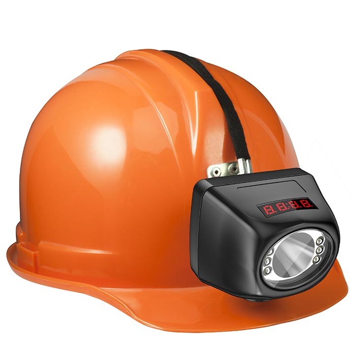  Portable Cordless Cap Lamp , Digital Cree Led Mining Headlamp Manufactures