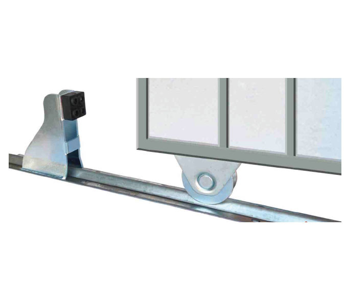  Steel Galvanized Sliding Door Stop End Stopper For Sliding Gate Manufactures
