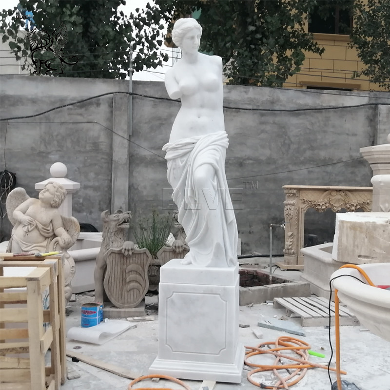  Marble Venus Sculpture Garden Ornament Hand-Carved White Life Size Manufactures