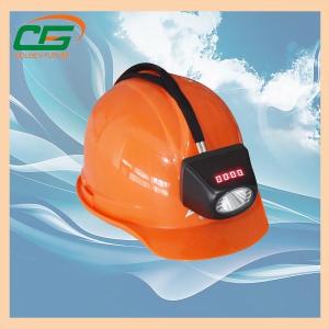  Msha Approved 4.5ah Rechargeable Mining Hard Hat LED Lights , Waterproof Cordless Miners Cap Lamp Manufactures