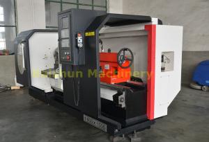  Flat Bed CNC Turning Machine , High Stability Computer Controlled Lathe Manufactures