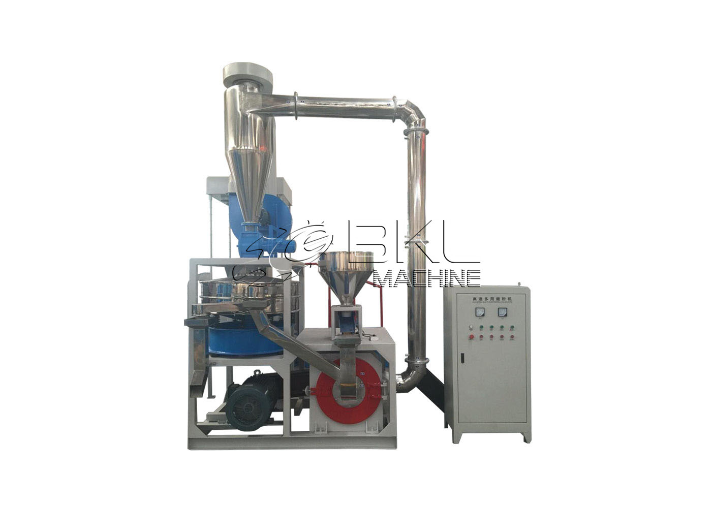  Wind Cooling Plastic Pulverizer Machine Milling PP PE LLDPE Manufactures