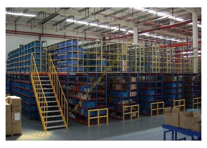  Multi - level Warehouse Storage Mezzanine Rack / Metal Steel Platform Manufactures