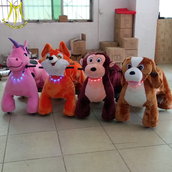  Hansel wholesale battery coin operated animal car for mall 4 wheels animal bikes Manufactures