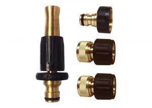  Hot Water Brass Spray Nozzle , Kit with Coupling , Tap Connector and Spray Nozzle Manufactures