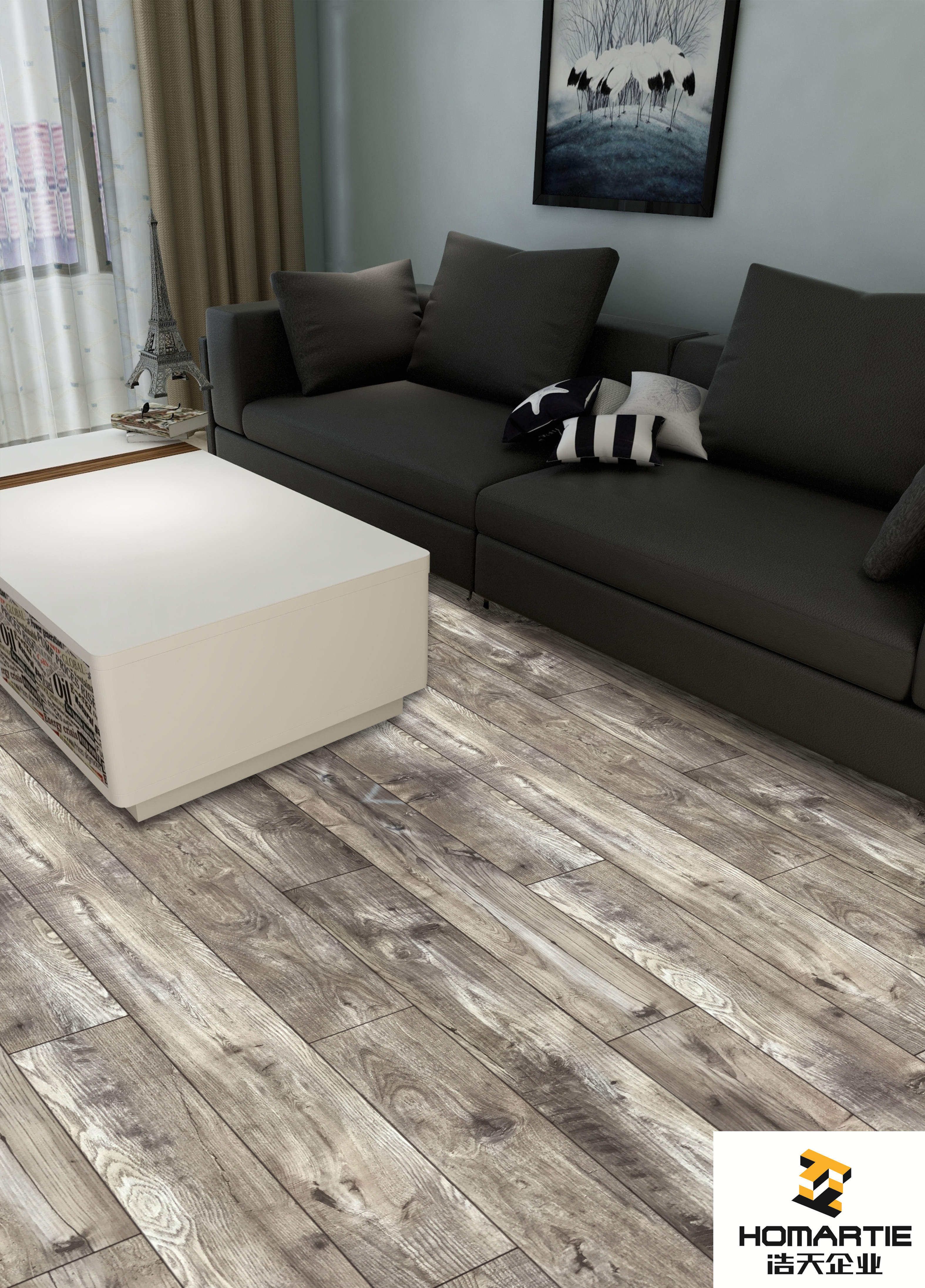  FireProof Strong Stability SPC Vinyl Click Flooring Good Heat Cold Resistance Manufactures
