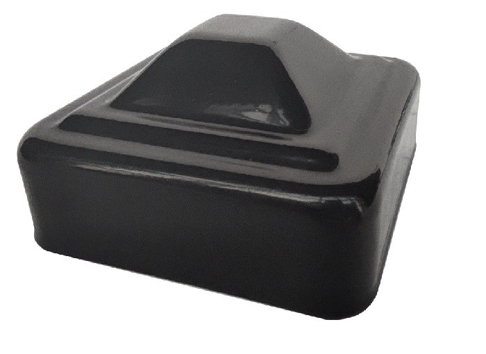  2'' 3" 4" Square Fence Post Caps 115mm 135mm 150mm Powder Coated Black Anti-Uv Manufactures