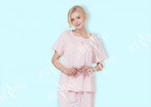  Button Through Placket Womens Pyjama Sets For Spring / Summer Seasons Manufactures