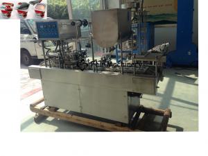  3PH PLC 950kg Cup Filling Sealing Machine 4KW For Jelly Cup Manufactures