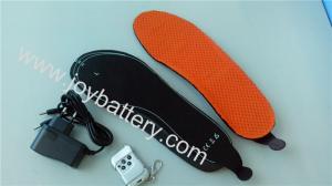 2014 Rechargeable Built-in Li-battery Powered Remote Heated Insole Manufactures