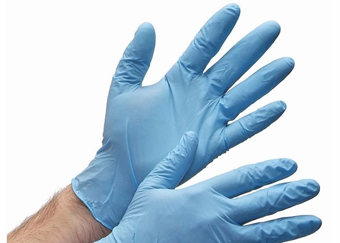  S M Disposable Hand Gloves Nitrile Powder Free Examination Gloves Manufactures