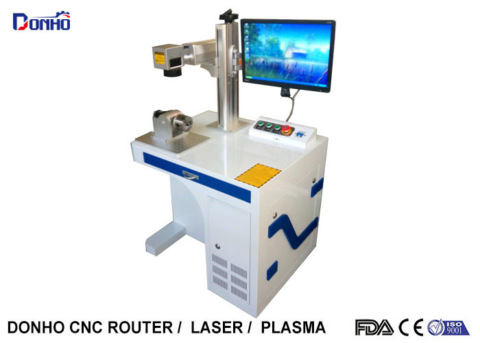  Rotary Axis Industrial Laser Marking Equipment For Cylinder Materials Marking Manufactures
