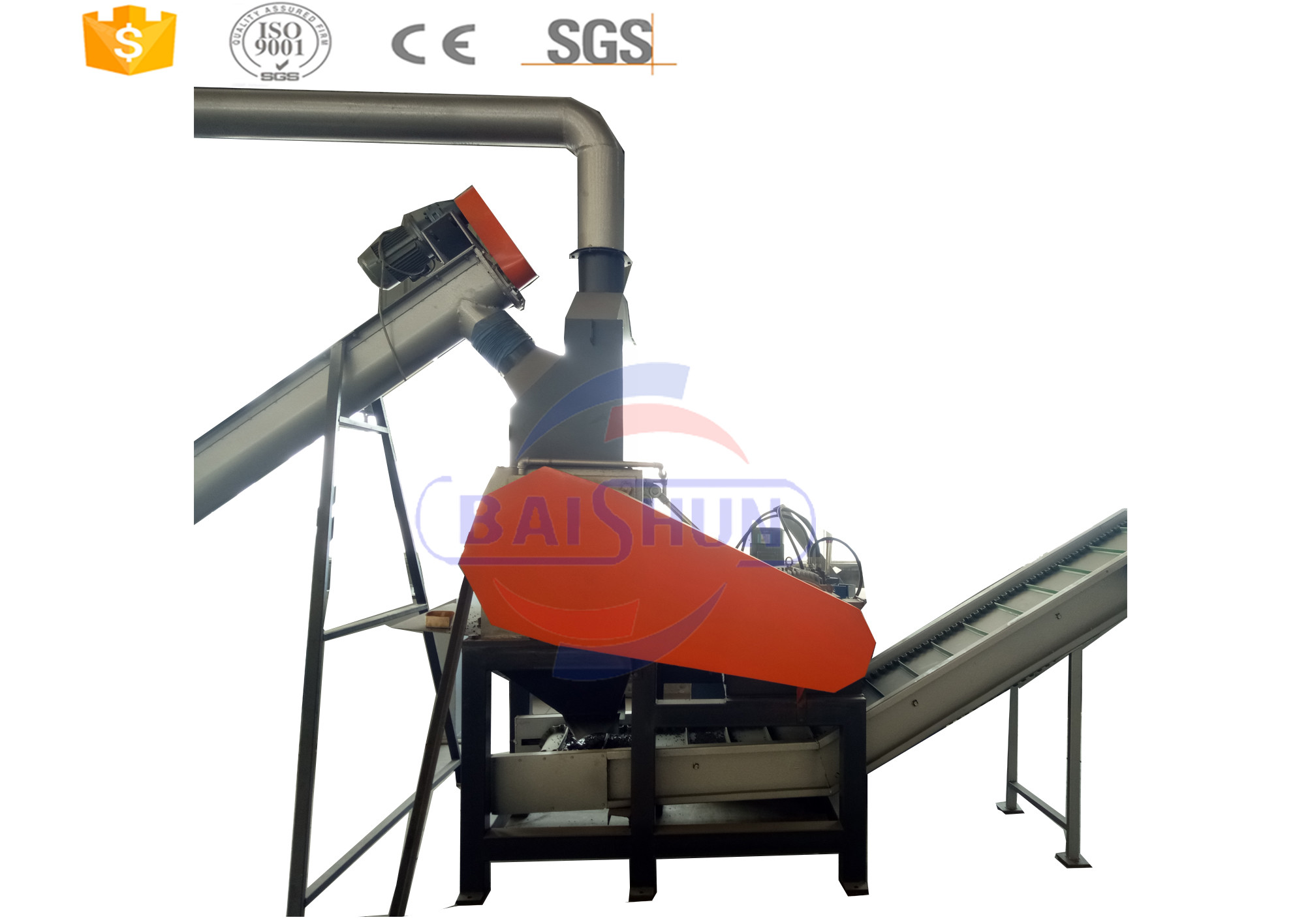  Waste Scrap Tire Recycling Machine / Rubber Waste Tire Recycling Equipment Manufactures