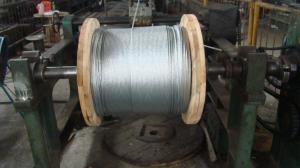  ACSR Conductor Flexible Galvanised Steel Wire , 3 8 7x19 Galvanized Aircraft Cable Manufactures