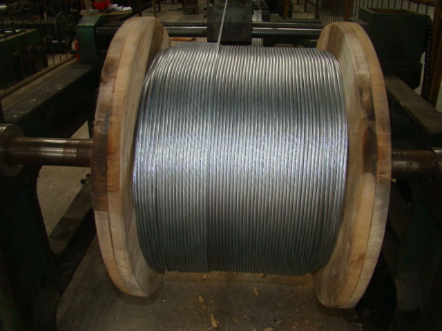  3/8" Galvanized Steel Wire Strand , Galvanized Guy Wire On Reel Packing Manufactures